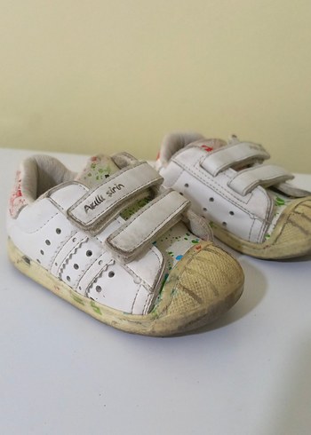 Kız Çocuk Beyaz Bağcıksız Sneaker - Görsel 2