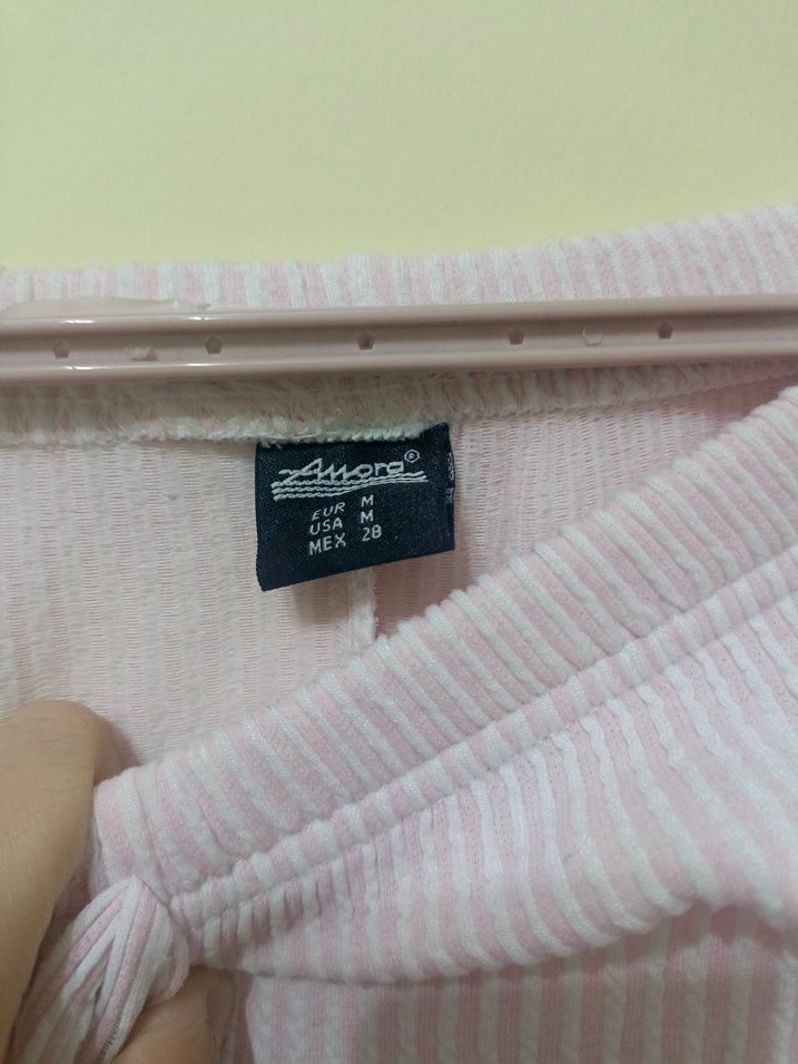 Pembe Pamuk Rahat Kesim Midi Kadın Pantolon - Görsel 4