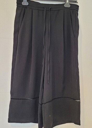 Beli bağcıkli ara merdiven detayli Zara şık pantolon
