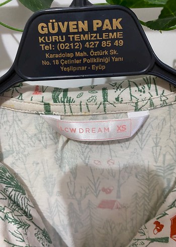 Desenli V Yakalı Uzun Kollu Kadın pijama - Görsel 4