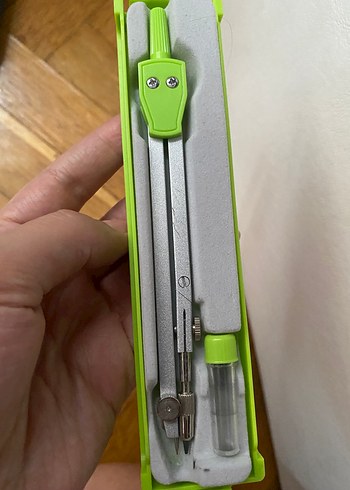 Yeşil Renkli Pergel Seti - Görsel 2