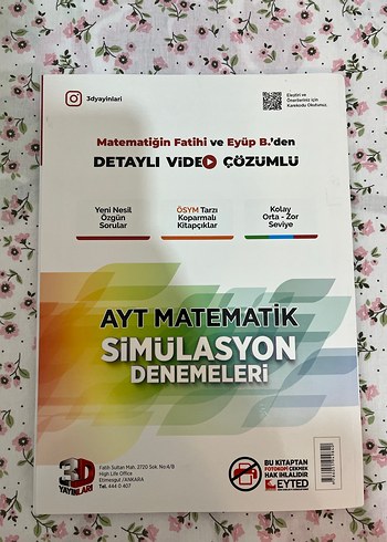 AYT Matematik Simülasyon Denemeleri 10'lu - Görsel 2