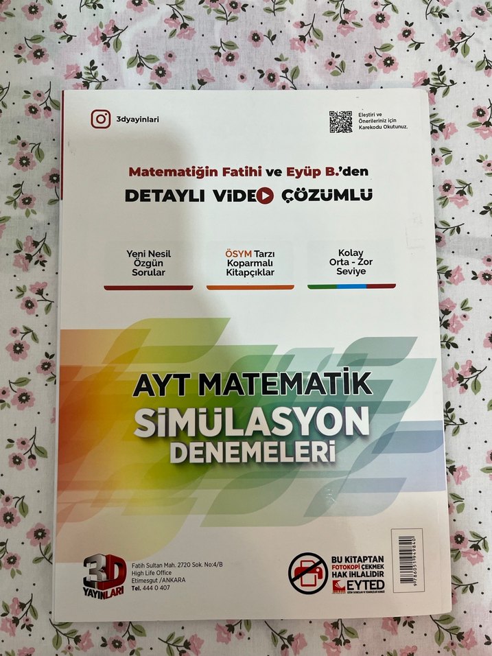 AYT Matematik Simülasyon Denemeleri 10'lu - Görsel 2