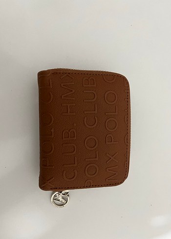 polo Kahverengi Deri Fermuarlı Kadın Cüzdanı - Görsel 2