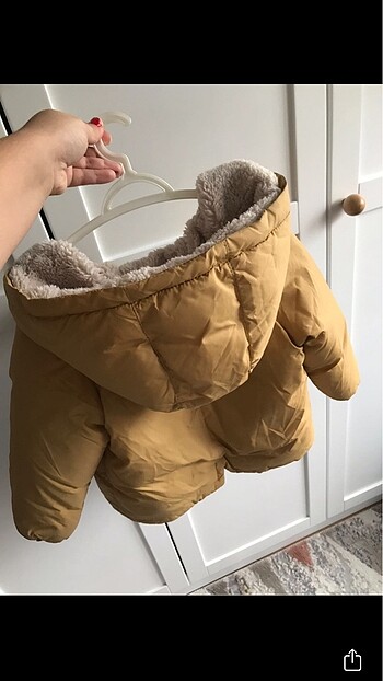 24-36 Ay Beden sarı Renk MANGO ERKEK BEBEK MONT