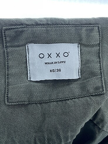 xs Beden haki Renk oxxo Kot Ceket %70 İndirimli.