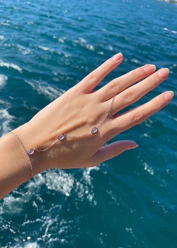 Accessorize Mor Pullu Bohem El Zinciri