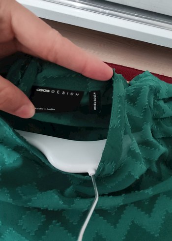 Kadın Yeşil Pilili Uzun Elbise - Görsel 5