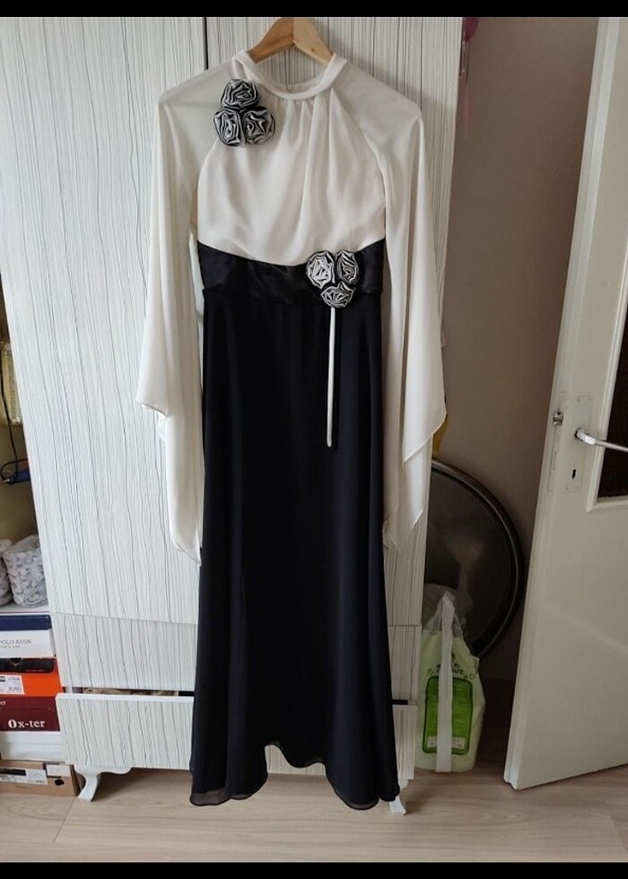 Kadın şifon abiye - Görsel 2