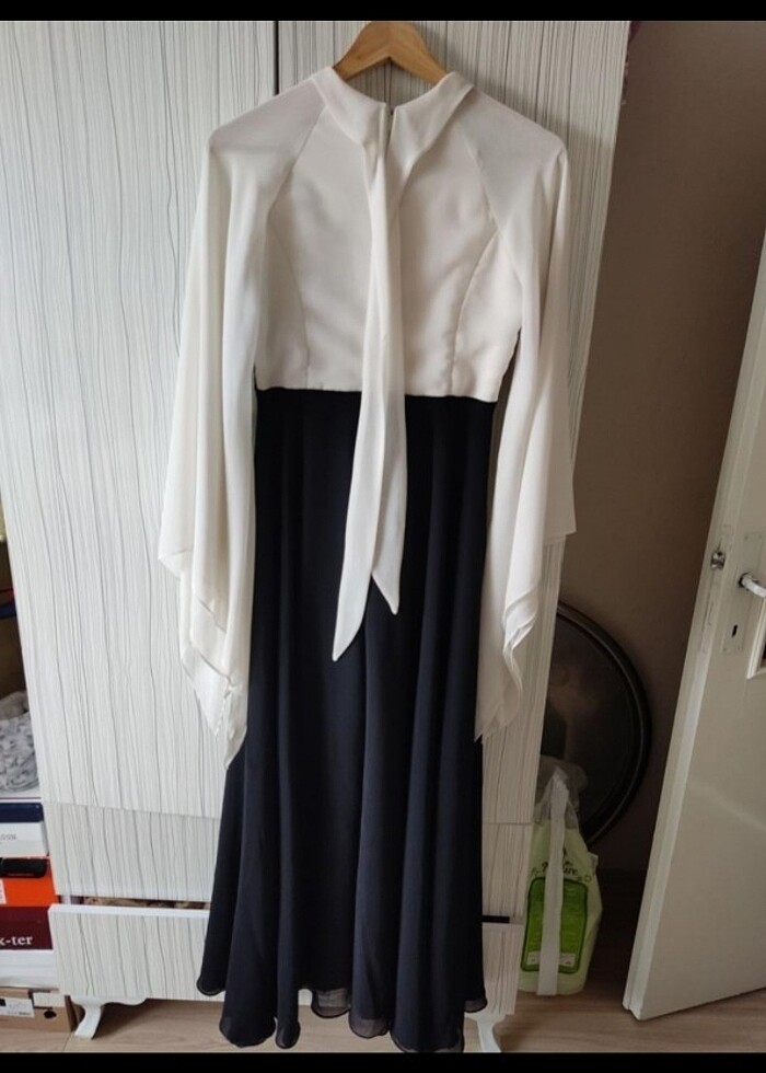 Kadın şifon abiye - Görsel 3