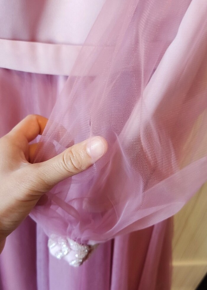 Kadın tesettür abiye - Görsel 4