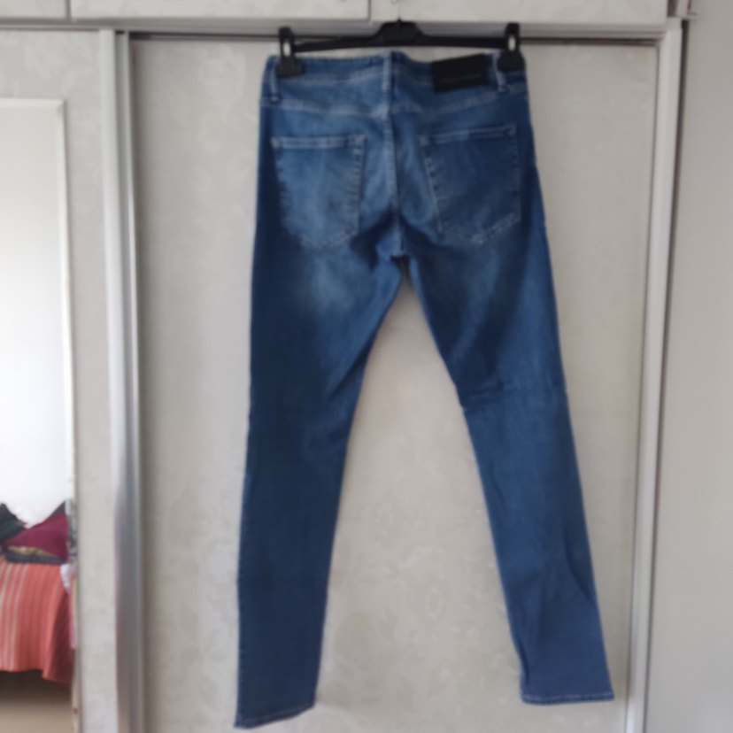Erkek Mavi Denim Regular Fit Kot Pantolon - Görsel 2