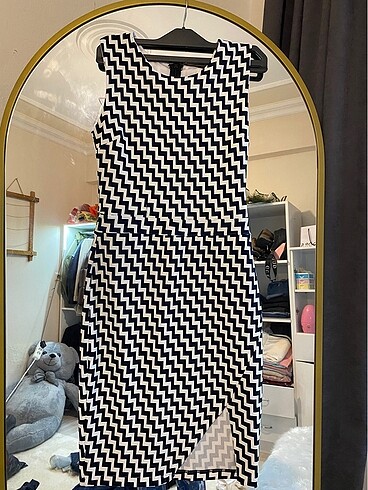 Zebra desen elbise