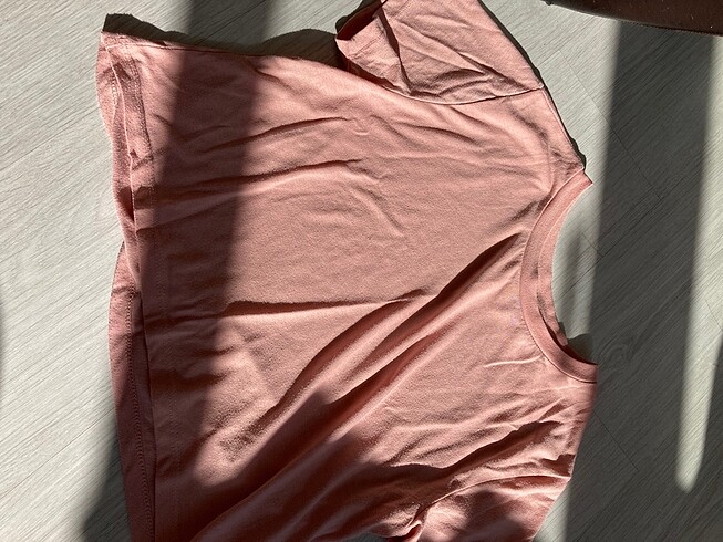 Addax Addax crop toz pembe tshirt