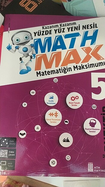Yüzde Yüz Yeni Nesil Math Max Kitabı 5.sınıf 