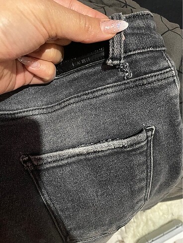 30 Beden Gri kot pantolon