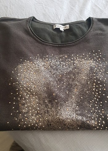 yesil Payetli Uzun Kollu  perlina kışlık kazak - Görsel 3