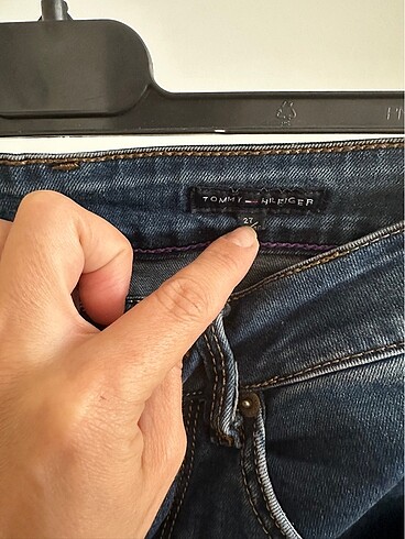 27 Beden mavi Renk Tommy Kot pantolon
