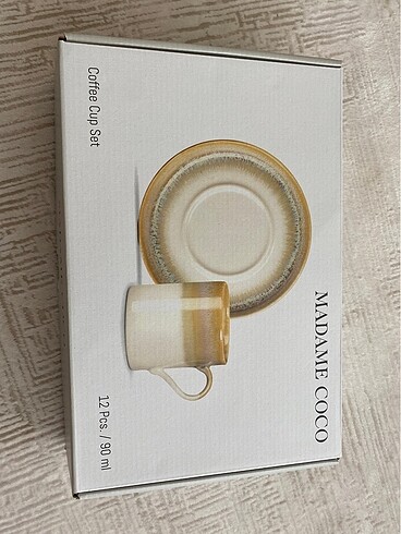 Madame Coco Madame coco 6 kişilik kahve fincanı