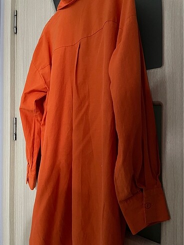 m Beden turuncu Renk Oversize gömlek