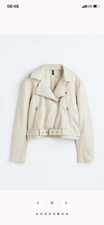 H&M deri ceket