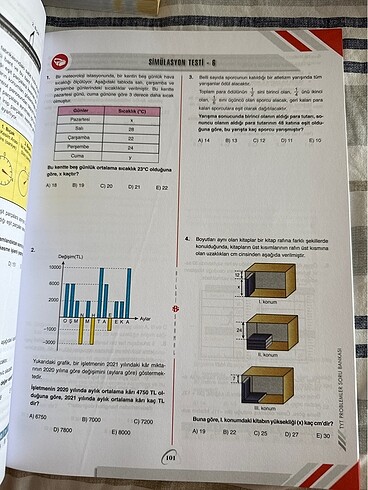  Problemler soru bankası bilgi sarmalı