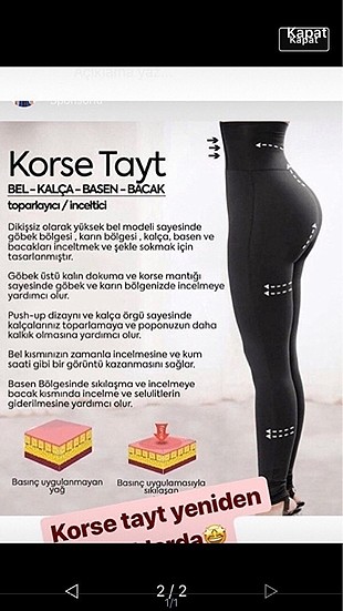 diğer Beden Korse tayt