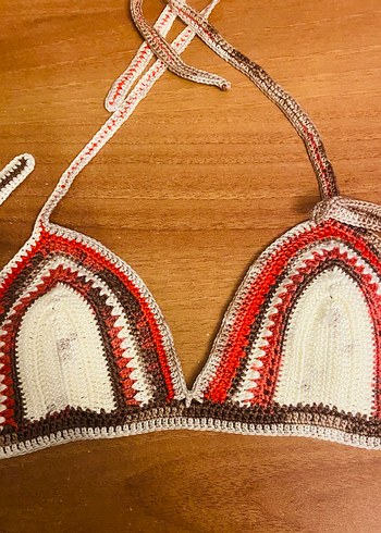 Nakışlı Bohem Mini Bralet