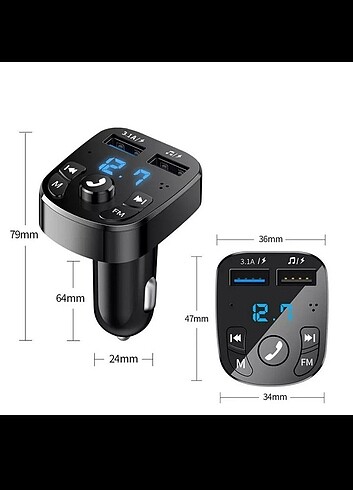 universal Beden Araç Bluetooth kit