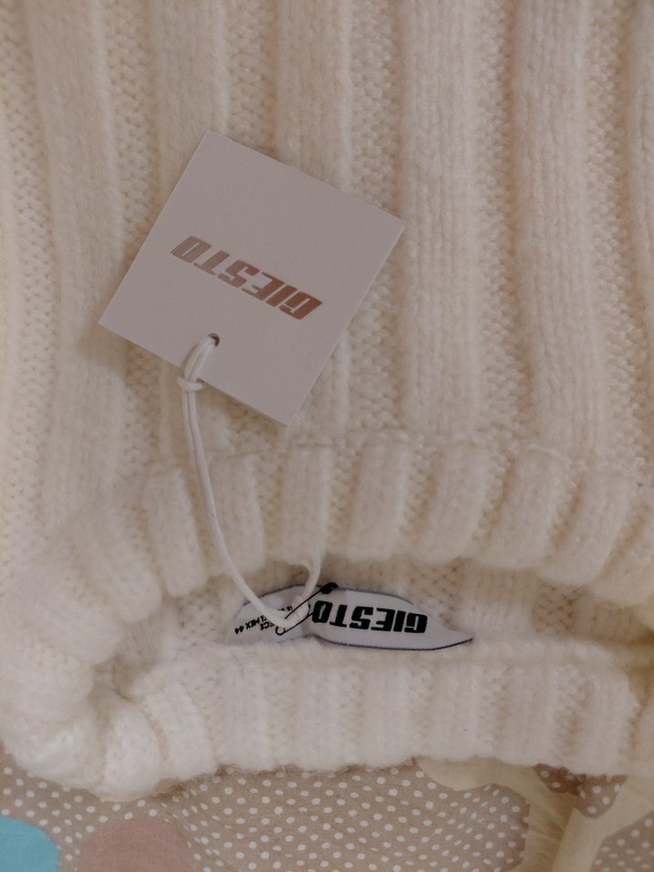 Beyaz Kadın Triko Kazak - Görsel 2