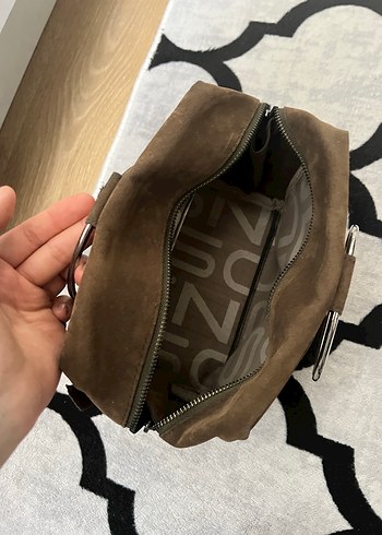 Moschino Vintage Süet Kadın Çanta - Görsel 4