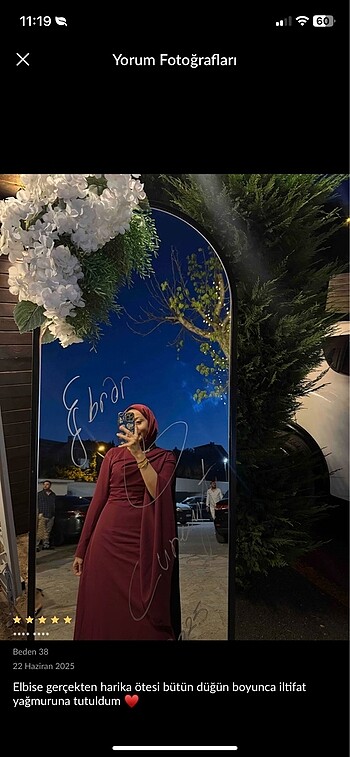 38 Beden Şık Abiye elbise