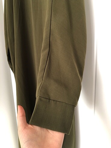 universal Beden haki Renk Oversize tunik