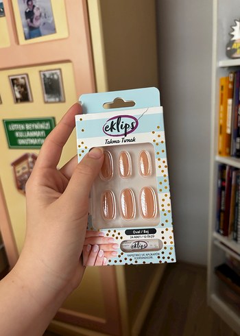 Eklips Bej Takma Tırnak Seti - Görsel 4