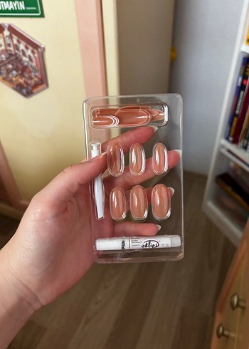  Beden Eklips Bej Takma Tırnak Seti