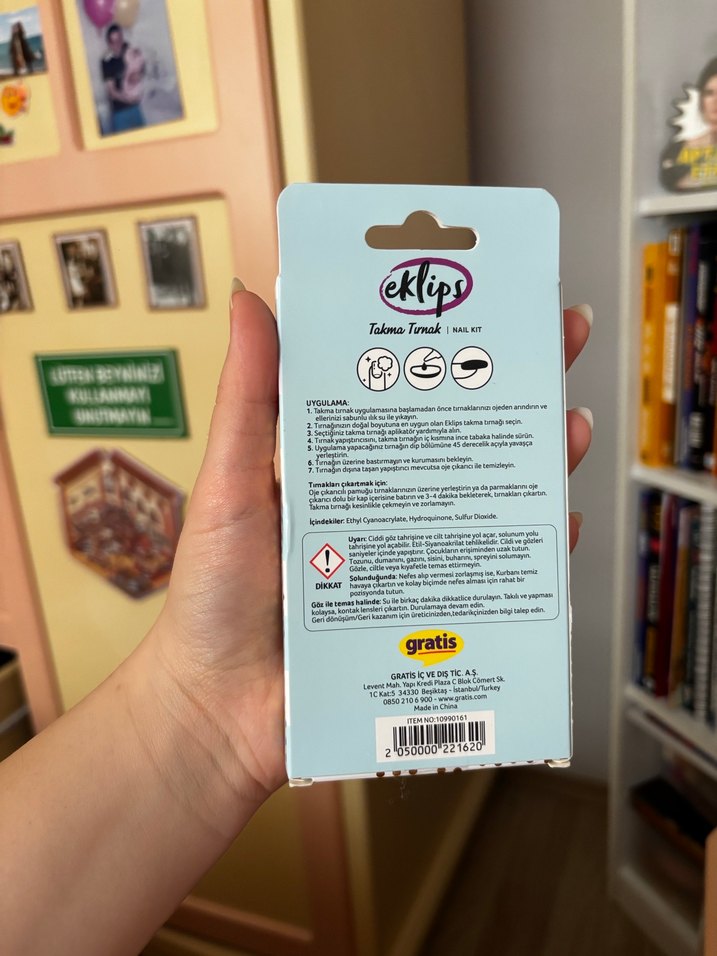 Eklips Bej Takma Tırnak Seti - Görsel 2