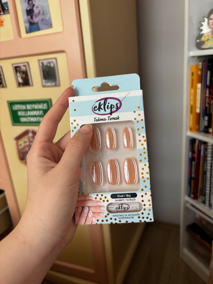 Eklips Bej Takma Tırnak Seti - Görsel 4
