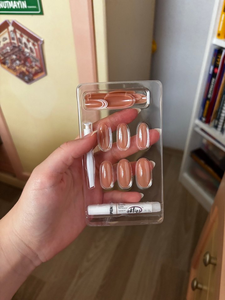 Eklips Bej Takma Tırnak Seti - Görsel 5