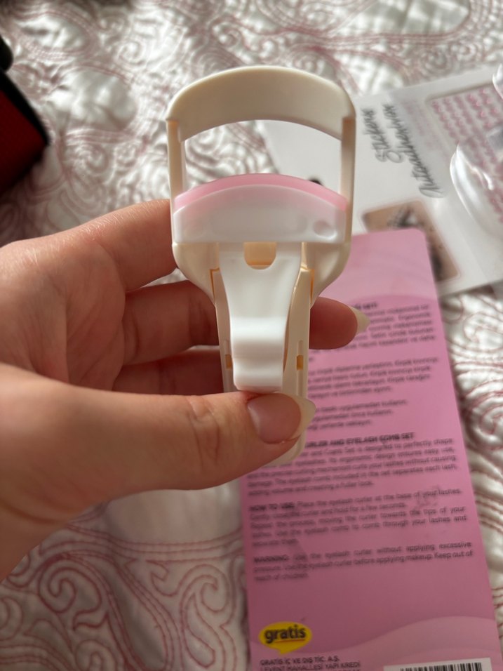 Beyaz Kirpik Kıvırıcı - Görsel 3