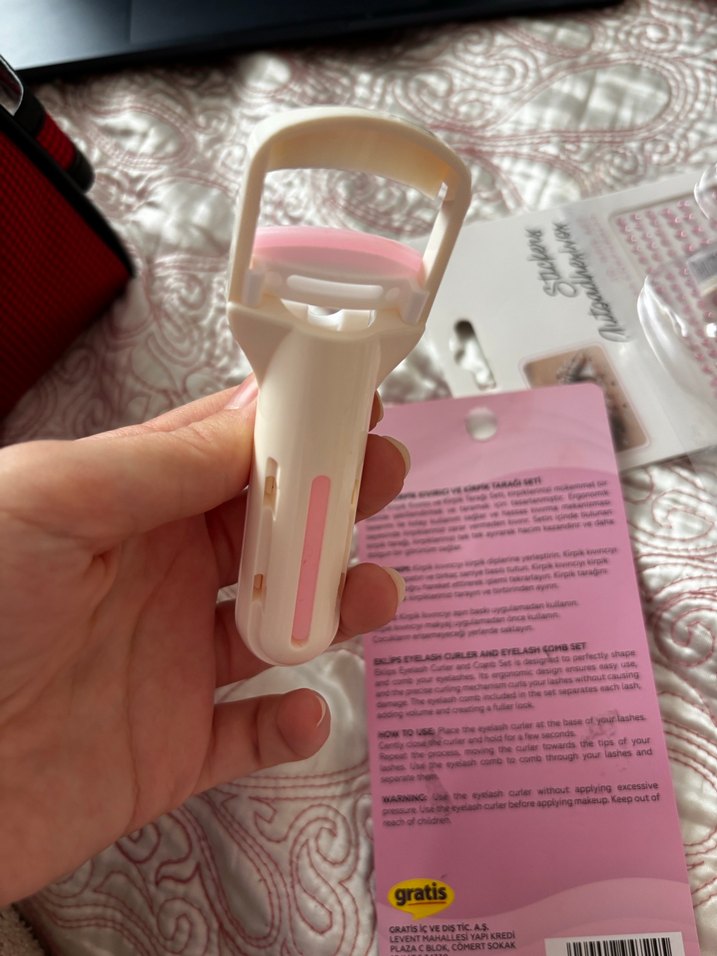 Beyaz Kirpik Kıvırıcı - Görsel 2