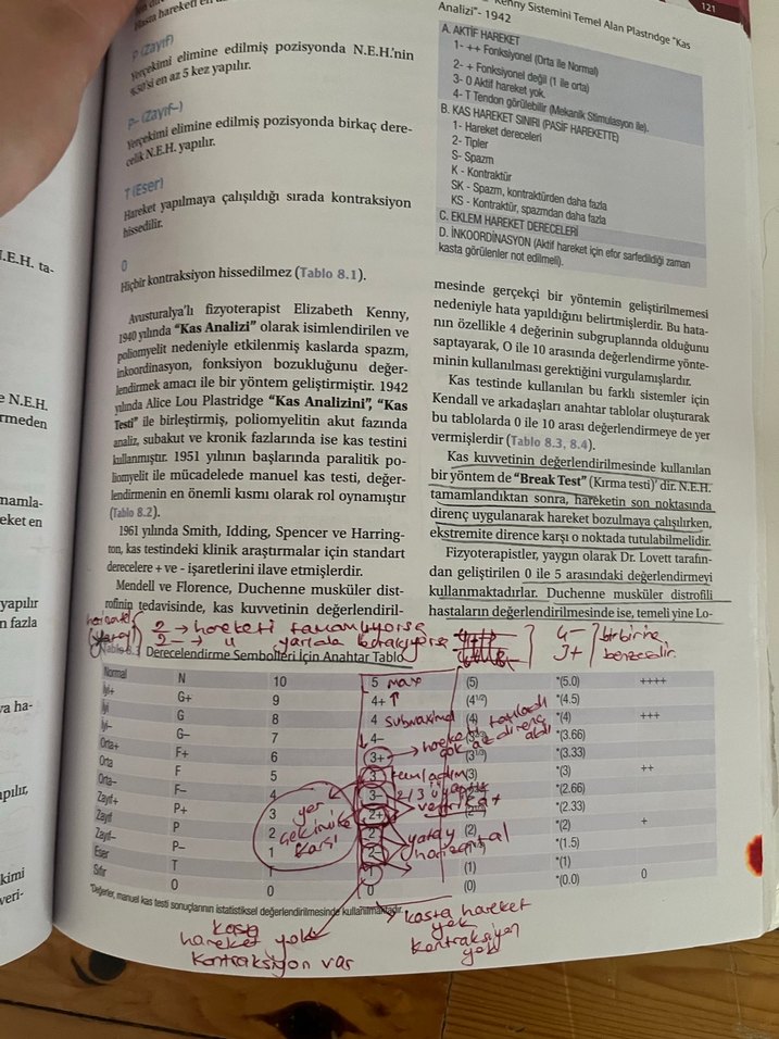 Tedavi Hareketlerinde Temel Değerlendirme ölçme Kitabı ftr - Görsel 5