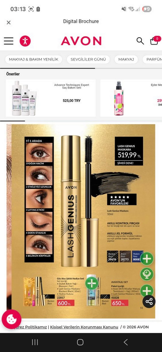 Parlak Bej Maskara - 5 Kirpik Etkisi - Görsel 2