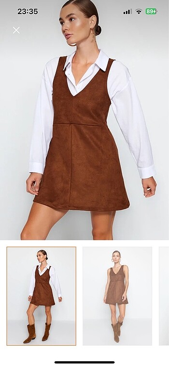 Trendyol & Milla Mini jile salopet elbise