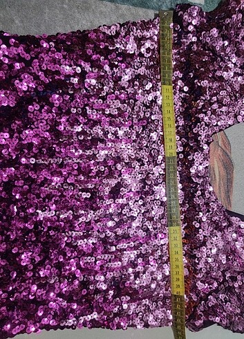 Zara Pembe payetli elbise