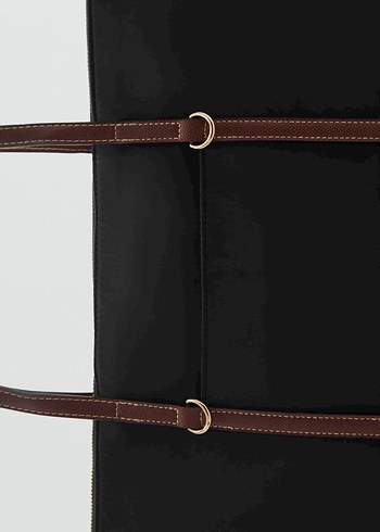 MANGO ÇİFT SAPLI SHOPPER ÇANTA