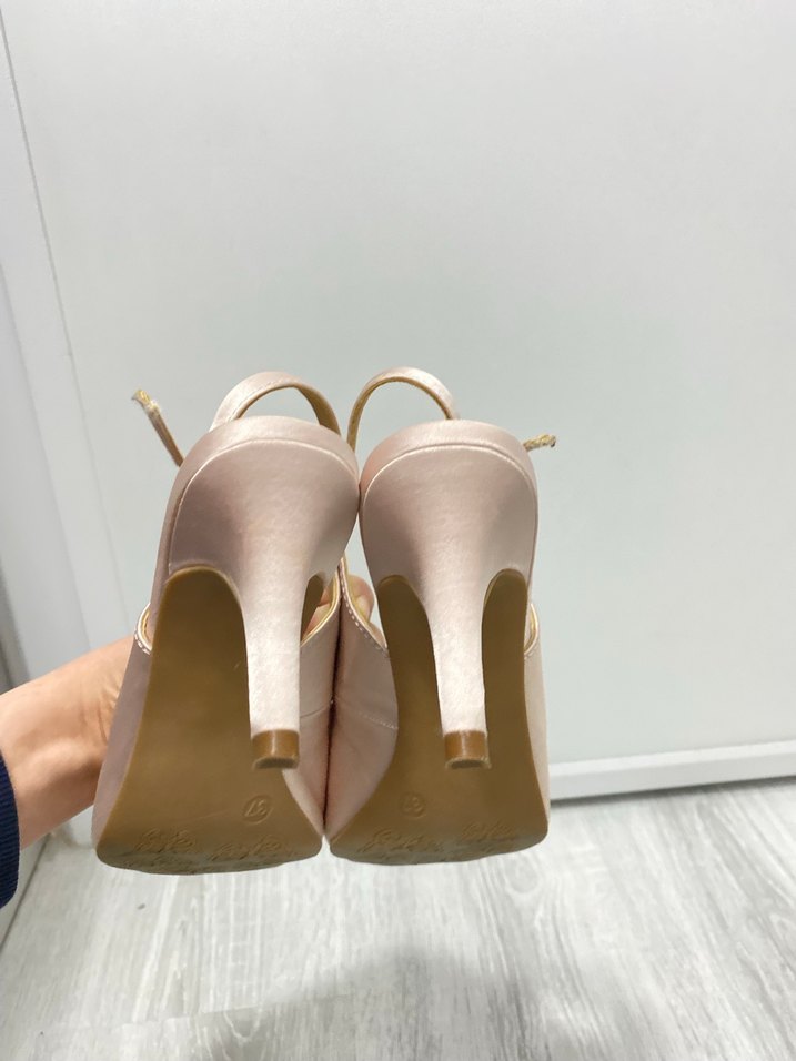 Saten şık ayakkabı - Görsel 5