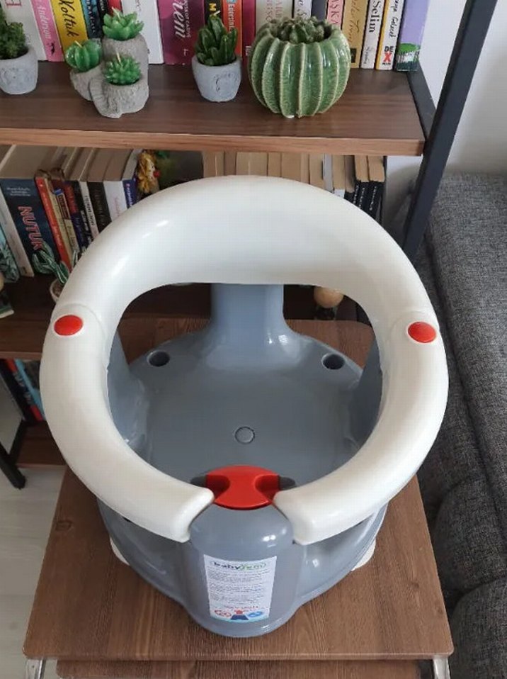 Gri Babyjem Bebek Mama Sandalyesi - Görsel 2