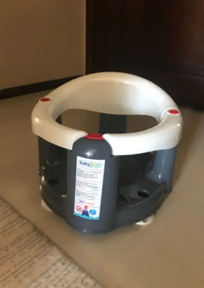 Gri Babyjem Bebek Mama Sandalyesi - Görsel 3