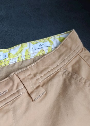 Bej Kısa Bermuda Şort 34 beden - Görsel 4