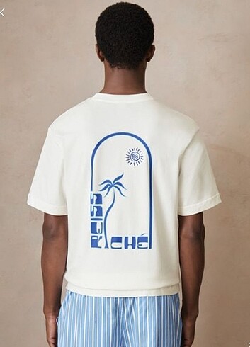 Reiss Che M beden geniş kalıp t-shirt 
